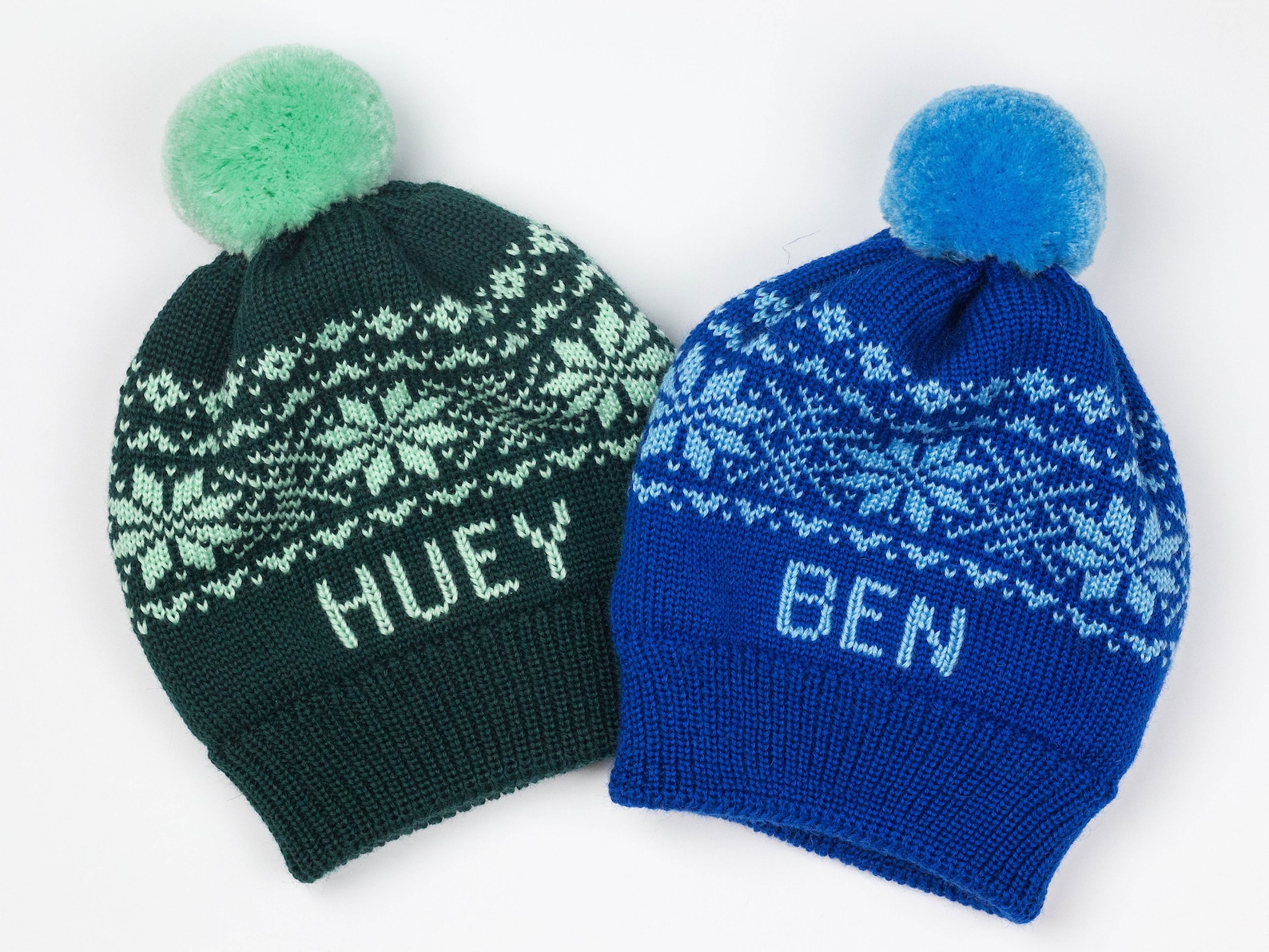 Custom knit beanie with name. Double layered ribbed brim Etsy