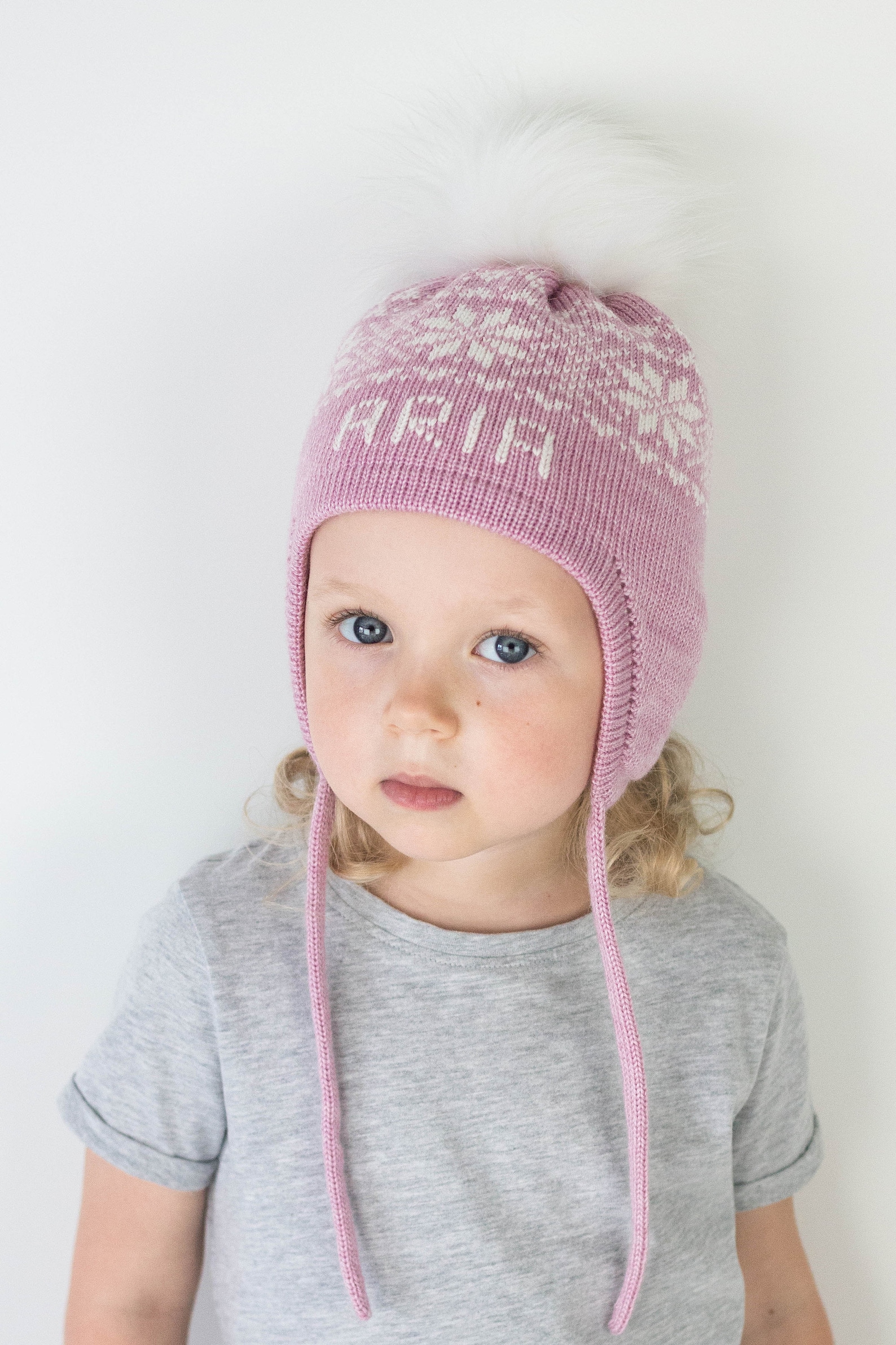 Baby Winter Hat With Name Personalized Winter Hats for Kids Etsy