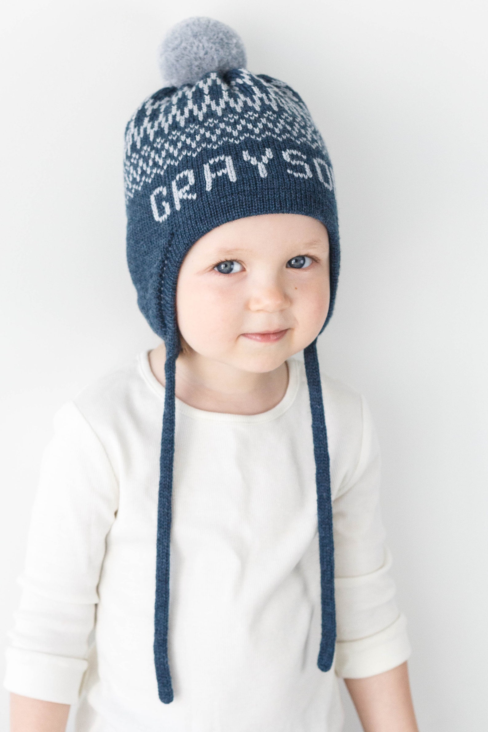 Personalized winter hats for kids Knit name hat Etsy