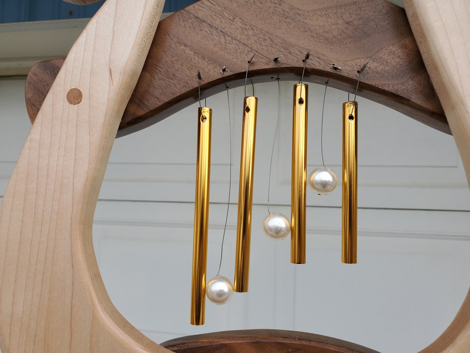 Custom Premium Hardwood Wood Door Chimewind Chime Door Chimeone of a