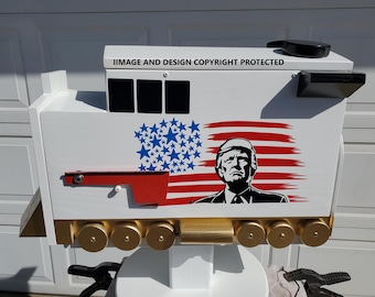Trump Train Mailbox: Collectible Presidential Locomotive