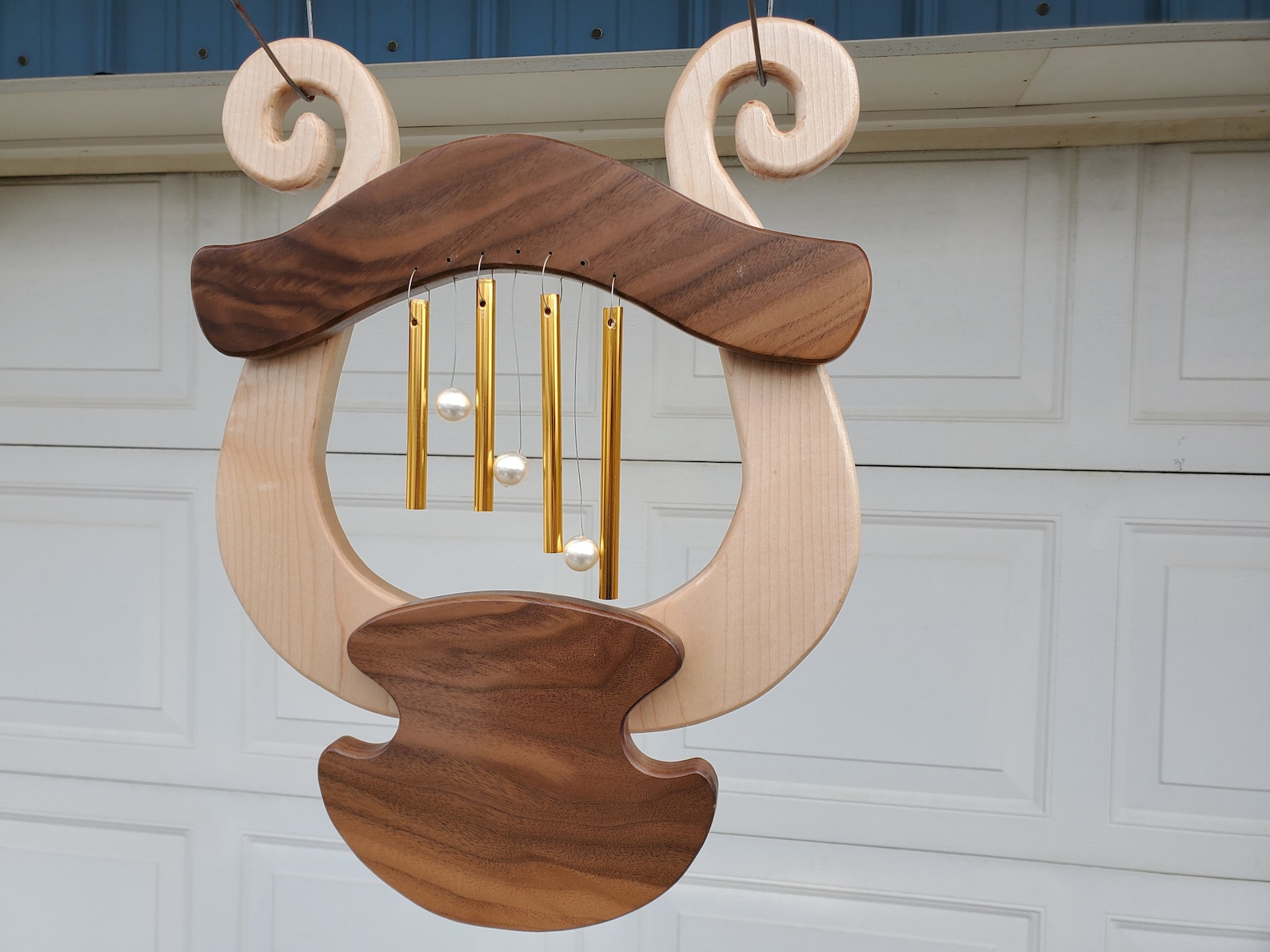 Custom Premium Hardwood Wood Door Chimewind Chime Door Chimeone of a