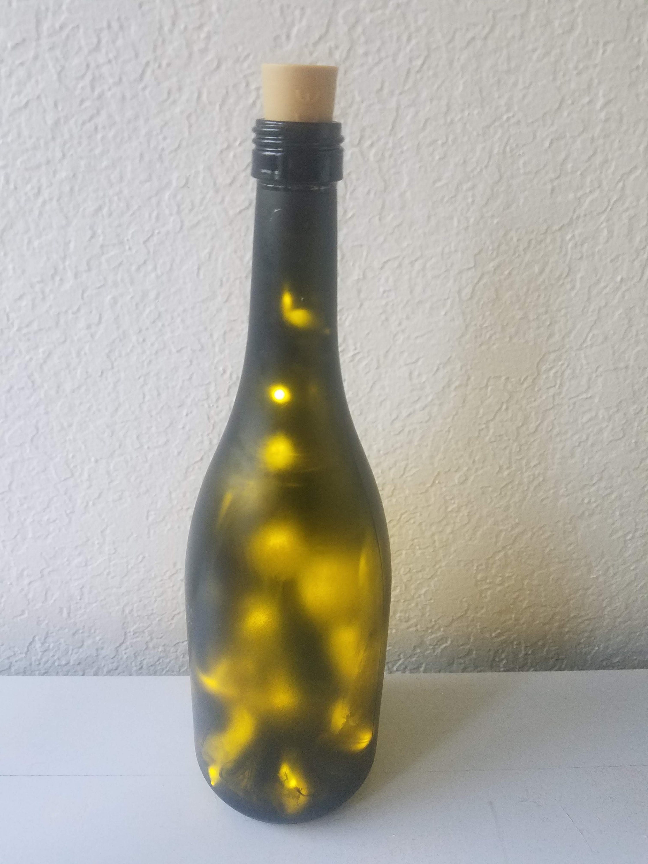 Cork Bottle Light/lamp Etsy