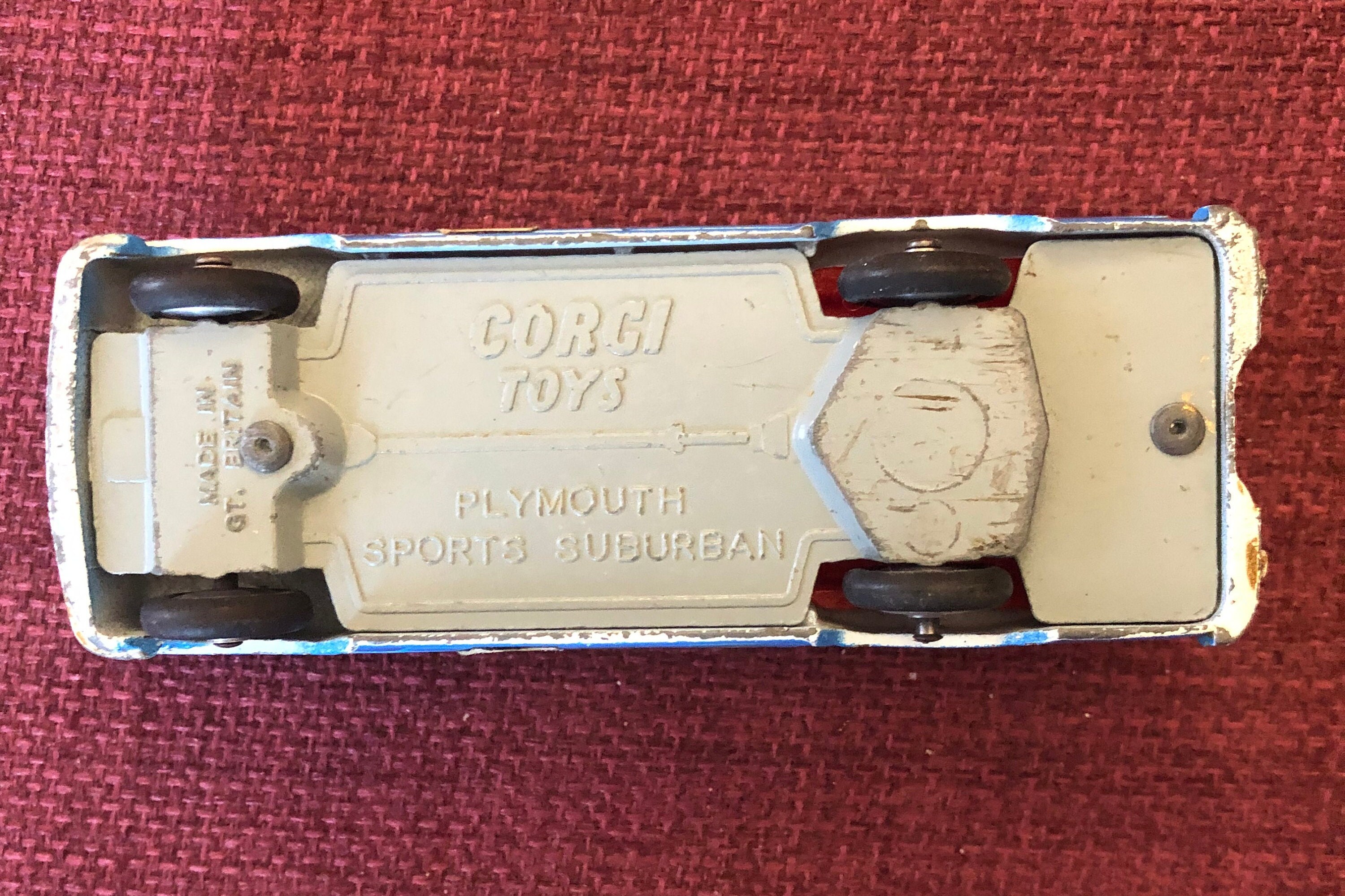 1963 Corgi Die Cast Plymouth Sports Suburban. U.S. Mail. - Etsy