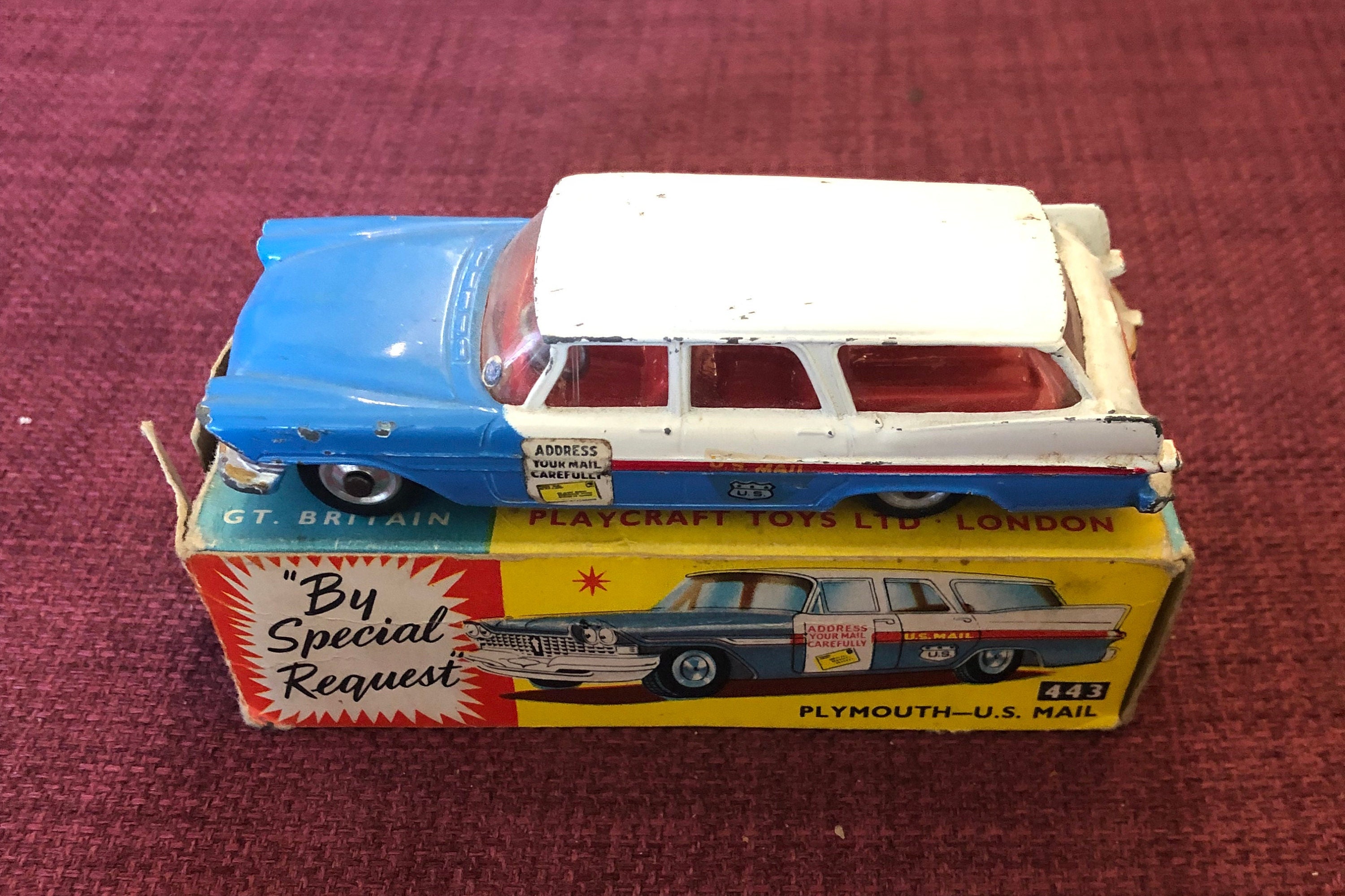 1963 Corgi Die Cast Plymouth Sports Suburban. U.S. Mail. - Etsy