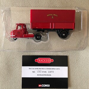 Boxed Royal Mail Details about   Corgi Bypost POV29 1964 Scammell Scarab 