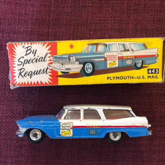 1963 Corgi Die Cast Plymouth Sports Suburban. U.S. Mail. - Etsy