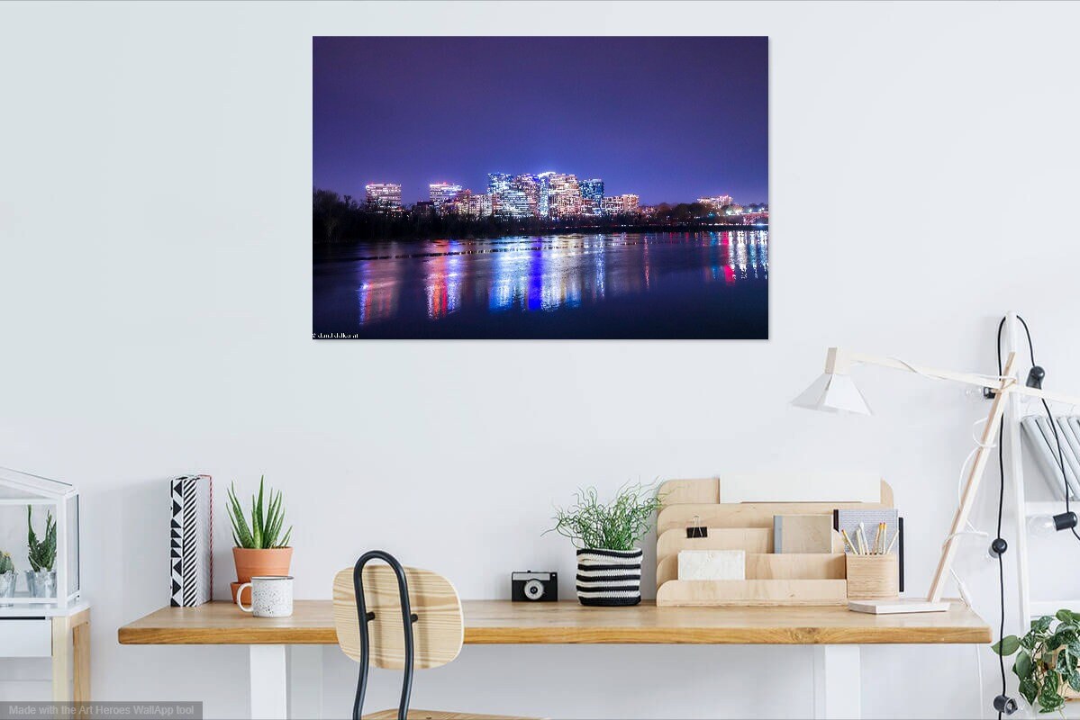 Washington DC Night Photography Georgetown DC Print Wall Art - Etsy