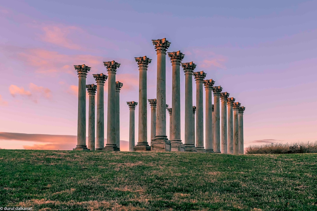 Capitol Columns National Arboretum Washington DC Photography Etsy