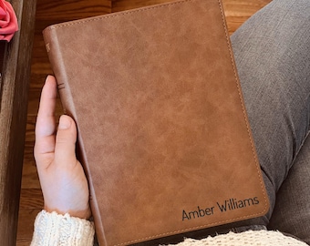 Personalized KJV Bible with Name Engraved, KJV Wide-Margin Bible, Custom Bible Name Engraved, King James Version Holy Bible, Baptism Gifts