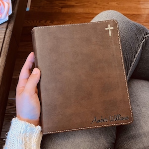 Personalized NIV Bible with name Engraved, NIV Journaling Bible, Custom Bible Engraved Name, New International Version, Baptism Gifts