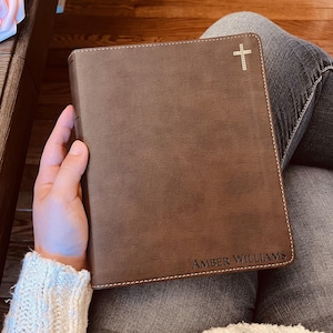 Personalized NIV Bible with name Engraved, NIV Journaling Bible, Custom Bible Engraved Name, New International Version, Baptism Gifts