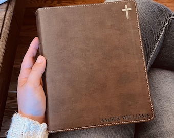 Personalized NIV Bible with name Engraved, NIV Journaling Bible, Custom Bible Engraved Name, New International Version, Baptism Gifts