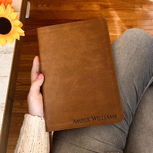 Personalized NLT Bible with Name Engraved, NLT Large Print Holy Bible, Custom Bible Name Engraved,  New Living Translation, Baptism Gifts