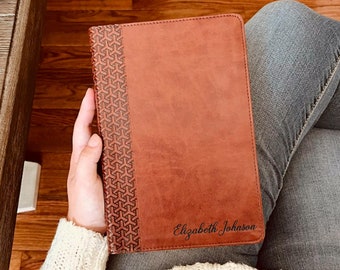 Personalized KJV Bible with Name Engraved, Custom KJV Study Bible, KJV Bible Engraved Name, King James Version Baptism Gifts Christian Gifts