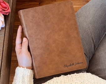 Personalized KJV Bible with Name Engraved, KJV Wide-Margin Bible, Custom Bible Name Engraved, King James Version Holy Bible, Baptism Gifts
