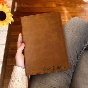Personalized NLT Bible with Name Engraved, NLT Large Print Holy Bible, Custom Bible Name Engraved,  New Living Translation, Baptism Gifts