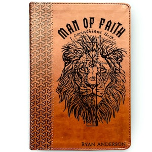 Personalized Bible for Men, KJV Study Bible, Customized Bible for Men Name Engraved, King James Version, Bibles for men, bible gifts for men