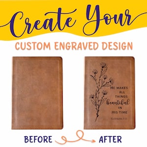 Personalized NASB 1995 Bible: Create Your Own Custom Engraved Design with a Designer, Large Print, Reference, New American Standard Bible