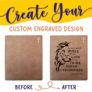 Personalized NIV Bible: Create Your Own Custom Engraved Design with a Designer, Red Letter, Journaling, New International Version Holy Bible
