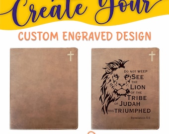 Gepersonaliseerde NIV-bijbel: maak je eigen gegraveerde ontwerp met een ontwerper, rode letter, dagboek, nieuwe internationale versie Heilige Bijbel