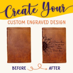 Personalized NKJV Bible: Create Your Own Custom Engraved Design with a Designer, Wide-Margin, Red Letter, New King James Version Holy Bible
