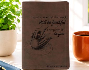 Personalized NLT Life Recovery Bible, Second Edition, Custom Engraved Name, Christian Gift for Sobriety, Recovery  for Men & Women