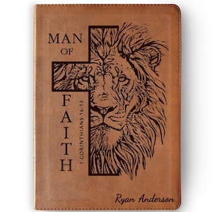 Personalized Bible for Men, NASB 1995 Bible, Customized Bible for Men Name Engraved, New American Standard, Bibles for men, bible gifts men