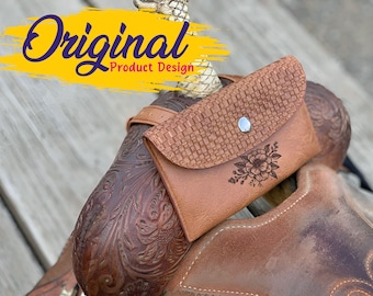 Custom Horse Saddle Bag, Original Design, Saddle Phone Holder, Horse Tack, Horse Gifts, Horse Stuff, Horse Gifts For Women Equestrian