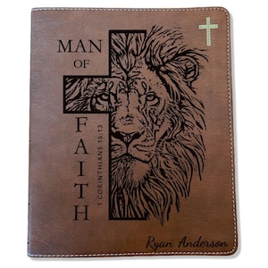 Spersonalizowana Biblia dla Mężczyzn, NIV Journaling, Spersonalizowana Biblia dla Mężczyzn z grawerowanym imieniem, Nowe Międzynarodowe Biblie w Wersji dla Mężczyzn, prezenty biblijne dla mężczyzn