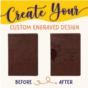 Biblia ESV personalizada: Cree su propio diseño grabado personalizado con un diseñador, margen ancho, referencia, letra roja, versión estándar en inglés
