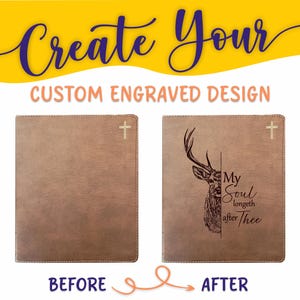 Biblia NIV personalizada: crea tu propio diseño grabado personalizado con un diseñador, letra roja, diario, Santa Biblia Nueva Versión Internacional