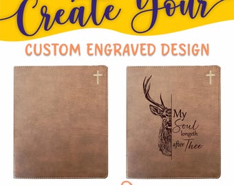 Gepersonaliseerde NIV-bijbel: maak je eigen gegraveerde ontwerp met een ontwerper, rode letter, dagboek, nieuwe internationale versie Heilige Bijbel