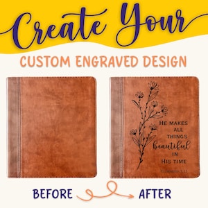 Personalisierte ESV Bibel: Erstellen Sie Ihr eigenes benutzerdefiniertes graviertes Design mit einem Designer, zweispaltig, Journaling Studie, englische Standardbibel