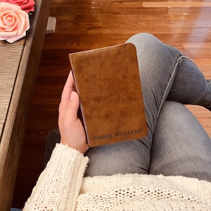 Personalized ESV Bible with Name Engraved, Compact Bible, Custom Bible Name Engraved, English Standard Version, Christian Gift, Baptism Gift