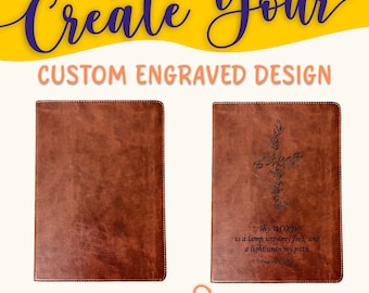 Personalized ESV Bible: Create Your Own Custom Engraved Design with a Designer, Wide-Margin, Reference, Red Letter, English Standard Version