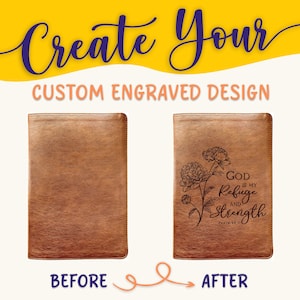 Personalized NLT Bible: Create Your Own Custom Engraved Design with a Designer, Large Print, Reference Holy Bible, New Living Translation