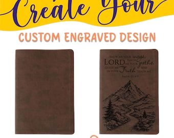 Personalized NLT Life Recovery Bible: Create Your Own Custom Engraved Design with a Designer, Christian Recovery Gift for Men & Women