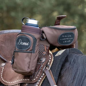 Sacoche De Selle Western Pour Cheval - Cuir Marron Classique Ridex (fabriqué En Inde)