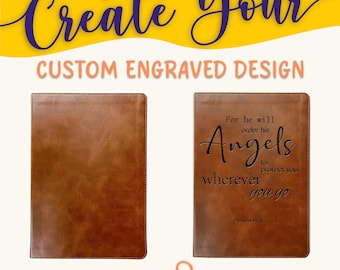 Personalized ESV Bible: Create Your Own Custom Engraved Design with a Designer, Large Print, Double-Column Format, English Standard Version