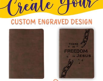 Personalized NLT Life Recovery Bible: Create Your Own Custom Engraved Design with a Designer, Christian Recovery Gift for Men & Women