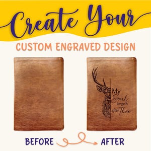 Personalized NLT Bible: Create Your Own Custom Engraved Design with a Designer, Large Print, Reference Holy Bible, New Living Translation