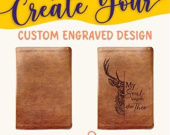 Personalized NLT Bible: Create Your Own Custom Engraved Design with a Designer, Large Print, Reference Holy Bible, New Living Translation