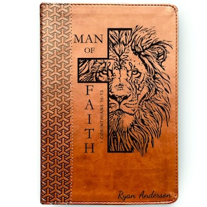 Personalized Bible for Men, KJV Study Bible, Customized Bible for Men Name Engraved, King James Version, Bibles for men, bible gifts for men