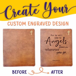 Personalized NIV Bible: Create Your Own Custom Engraved Design with a Designer, Red Letter, Journaling, New International Version Holy Bible