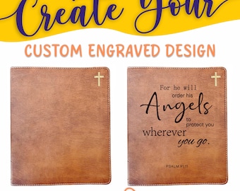 Gepersonaliseerde NIV-bijbel: maak je eigen gegraveerde ontwerp met een ontwerper, rode letter, dagboek, nieuwe internationale versie Heilige Bijbel