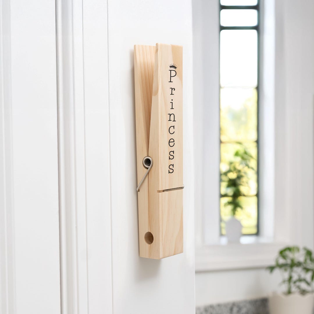 Custom Design Jumbo Giant Clothespin Towel Holder, Rustic Farmhouse ...