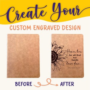 Personalized KJV Bible: Create Your Own Custom Engraved Design with a Designer, Large Print, Red Letter, Wide-Margin, King James Holy Bible