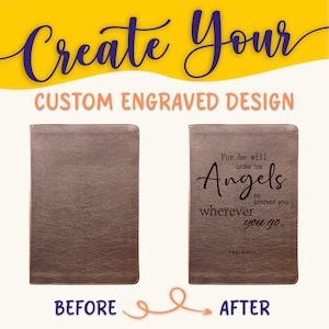 Personalisierte ESV Bibel: Erstellen Sie Ihr eigenes benutzerdefiniertes graviertes Design mit einem Designer, Großdruck, Journaling Holy Bibel, englische Standardversion