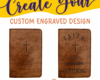 Personalisierte KJV Bibel: Erstellen Sie Ihr eigenes benutzerdefiniertes graviertes Design mit einem Designer, KJV Compact Wert Edition, Red Letter, King James Holy Bibel